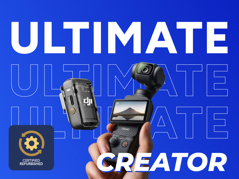 Osmo Pocket 3 Ultimate Creator Combo (Refurbished)